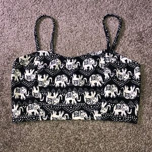 Elephant crop top